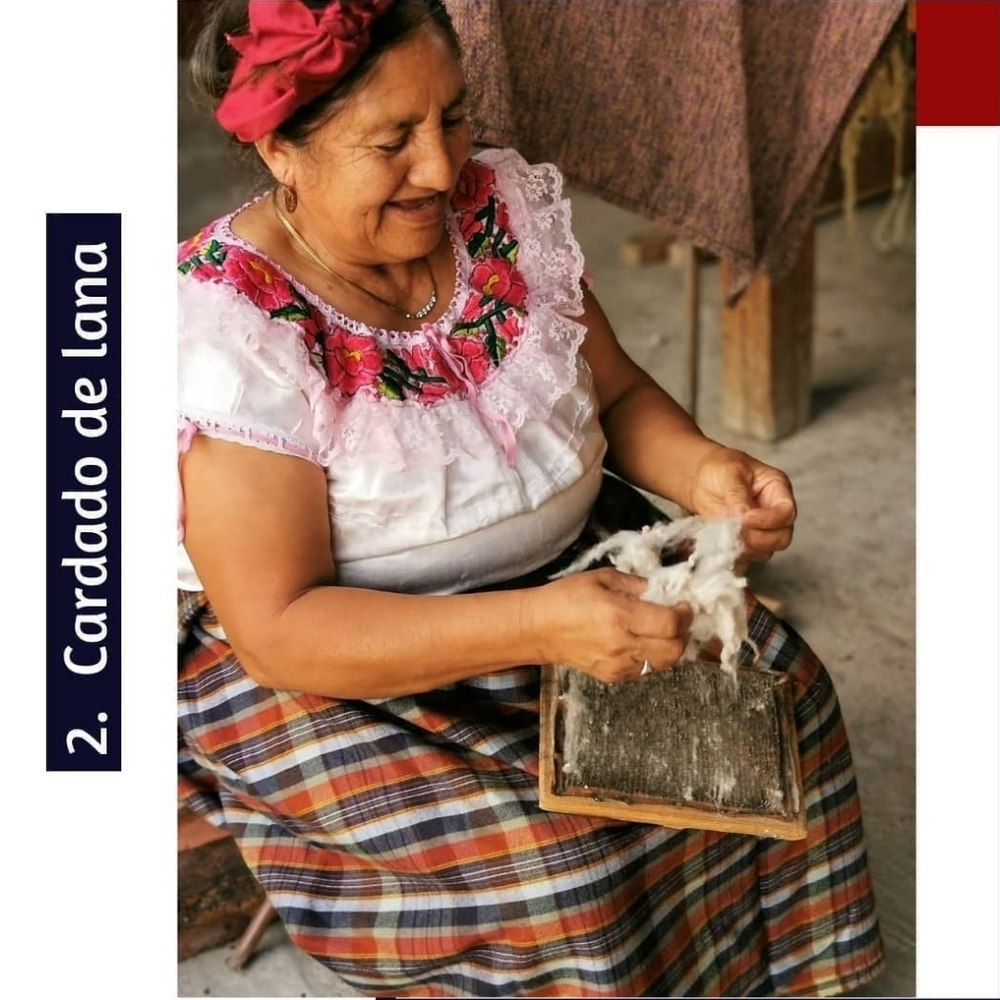 Beautiful hand made super lightweig laton heart and organic wool from Oaxaca Mx. - Picture 4 of 8